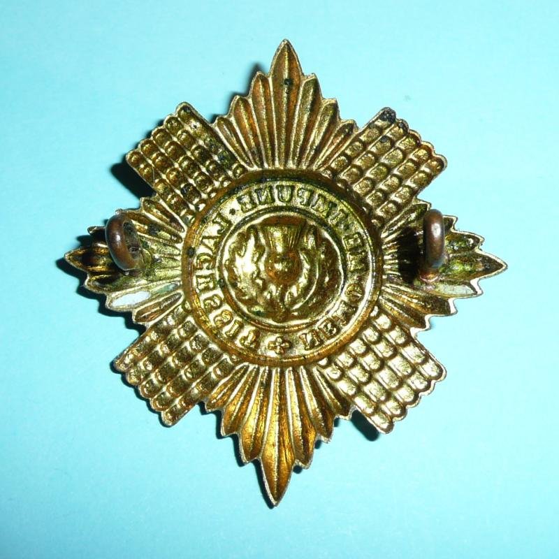 Scots Guards Gilding Metal Brass Cap Badge — image 2