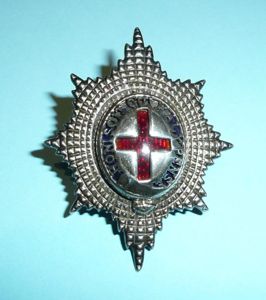 Coldstream Guards Officers Large Pattern Sterling Silver & Enamel Forage …