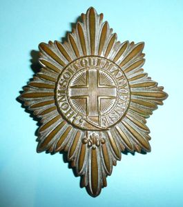 Coldstream Guards Valise Brass Badge