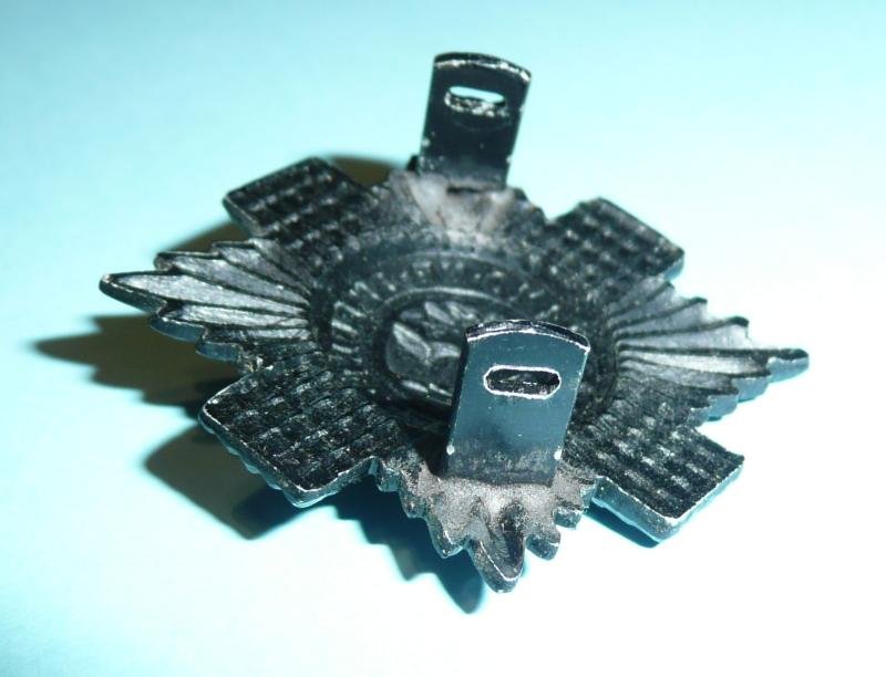 Northern Ireland Issue Blackened Scots Guards AA Anodised Staybrite Cap Badge — image 3