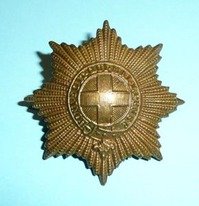 Coldstream Guards Gilding Metal Brass Cap Badge