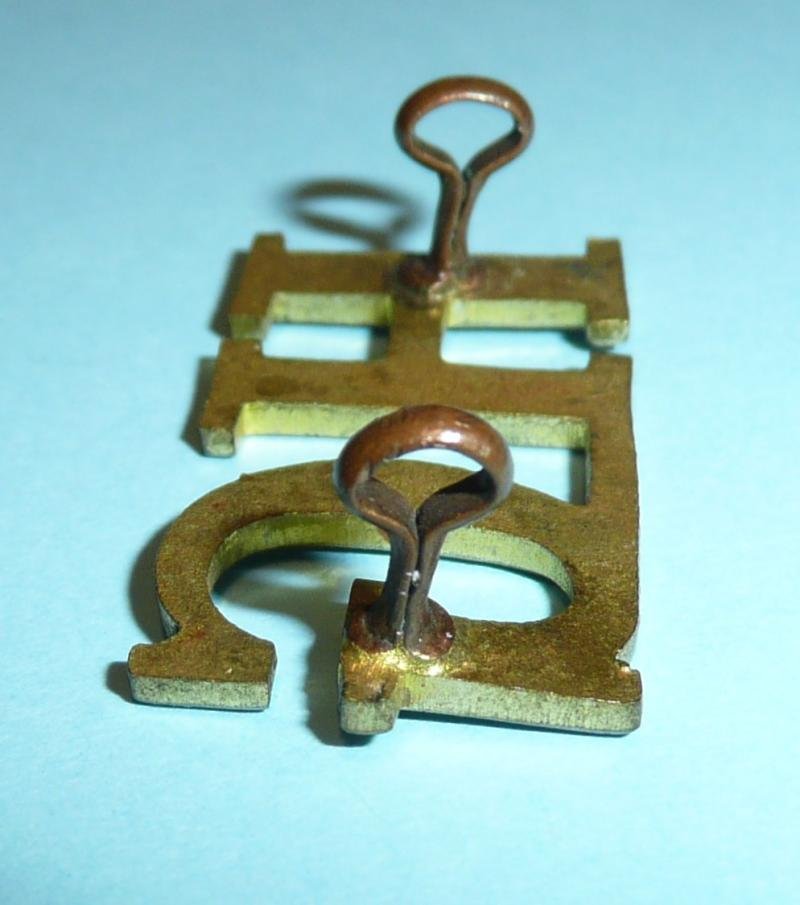 WW2 Home Front - HG Home Guard Brass Shoulder Title — image 3