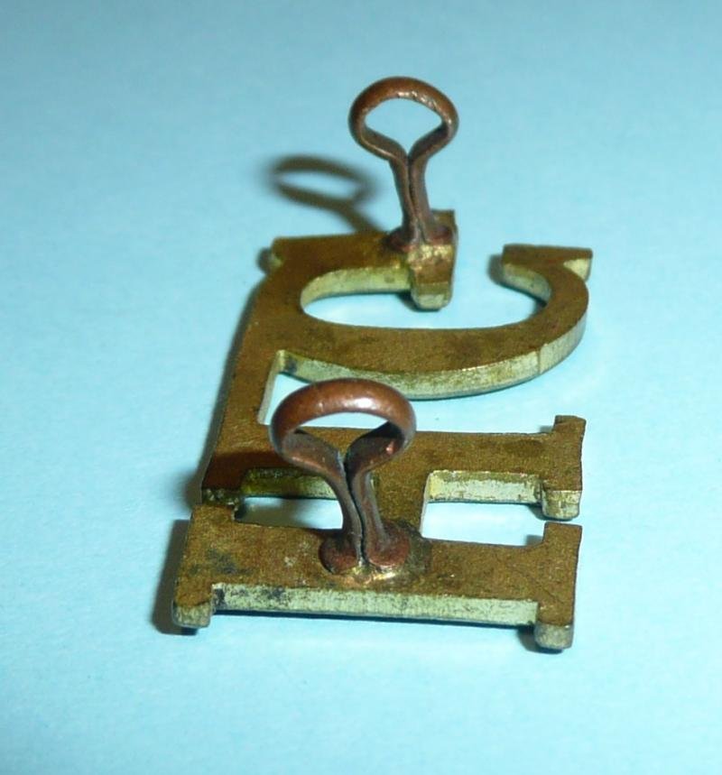 WW2 Home Front - HG Home Guard Brass Shoulder Title — image 4