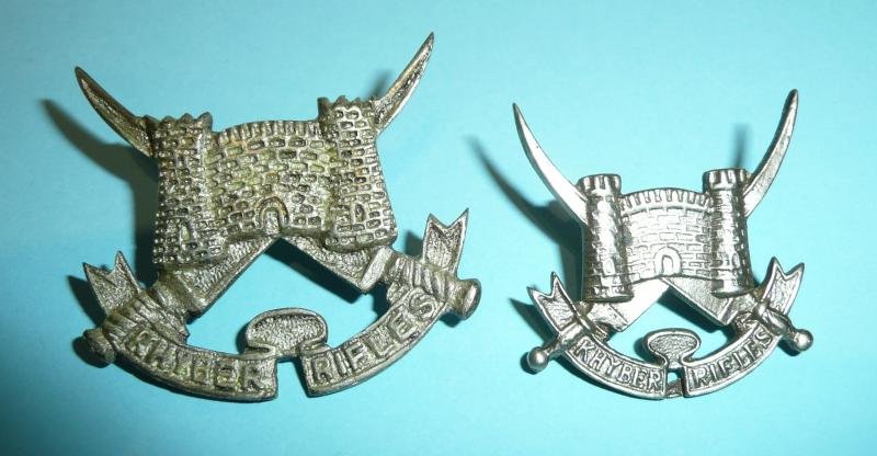 Indian & Pakistan Armies - Khyber Rifles White Metal Cap Badge — image 5