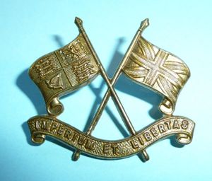 South Africa - ILH Imperial Light Horse Brass Collar Badge