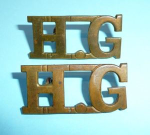 WW2 Home Front - HG Home Guard Matched Pair of …