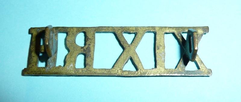XIXRH - 19th Royal Hussars Officer's Shoulder Title, Post 1908 — image 2