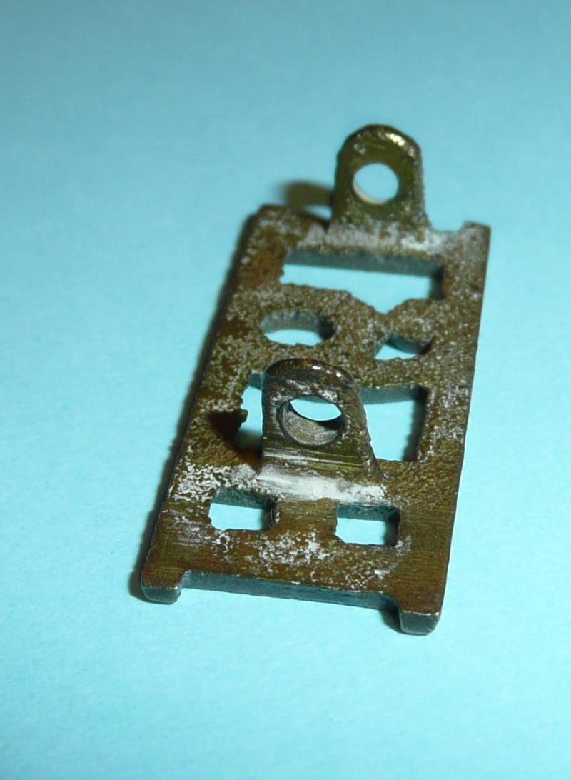 19th Hussars (Alexandra PWO and then Queen Alexandra's Own) Other Ranks Theatre Cast Brass Shoulder Title — image 3