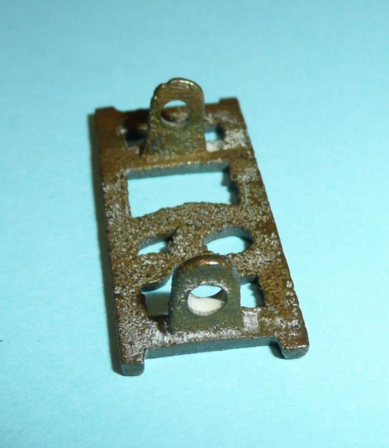 19th Hussars (Alexandra PWO and then Queen Alexandra's Own) Other Ranks Theatre Cast Brass Shoulder Title — image 4