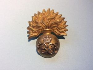 Grenadier Guards Warrant Officer's Gilt and Silver plated Mounted device …