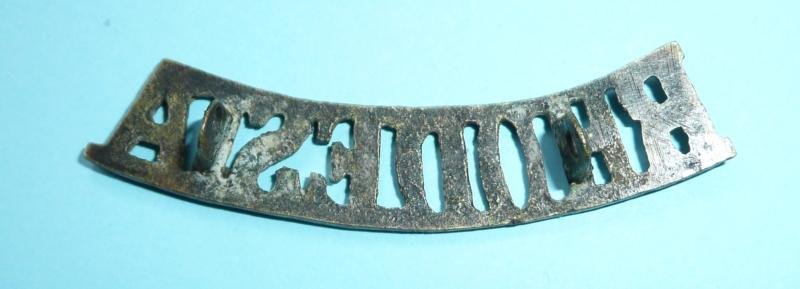 WW2 Southern Africa - Rhodesia Theatre Made Cast Brass Shoulder Title — image 2