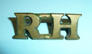 South African Royston's Horse RH Large Souch Hat Brass Letters …