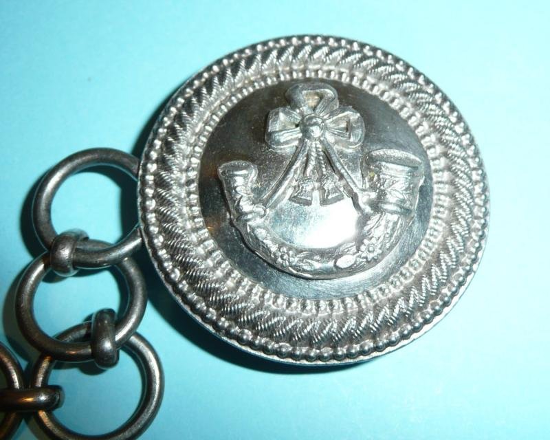 Victorian Militia Light Infantry Officers Cape Cloak Silver Plated Clasps & Chains — image 2