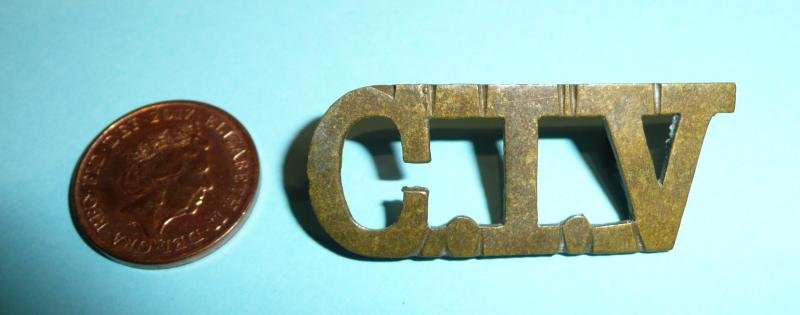 Boer War CIV City Imperial Volunteers Slouch Hat Badge — image 2