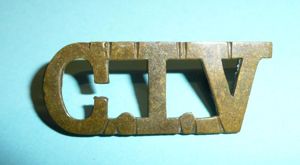 Boer War CIV City Imperial Volunteers Slouch Hat Badge