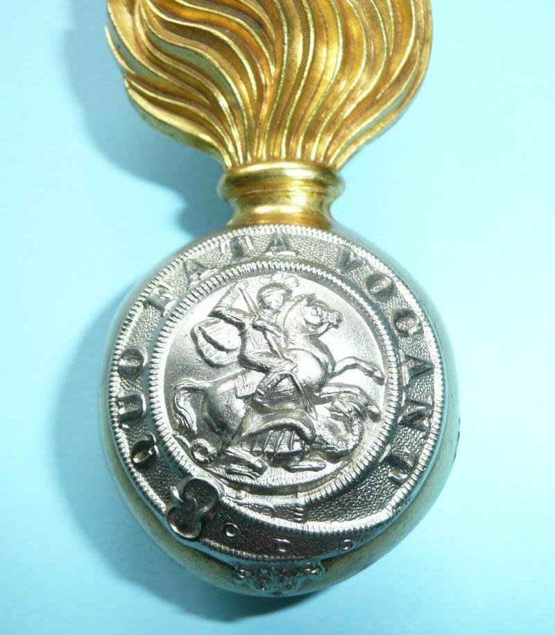 Northumberland Fusiliers Bi-metal Drummers Crossbelt Grenade — image 2