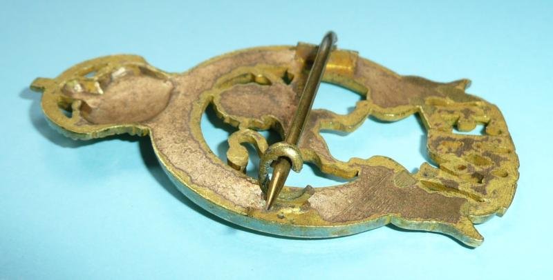 East Africa Protectorate - EDVII Colonial Administrator Officer's Fire Gilt Pagri Badge — image 4