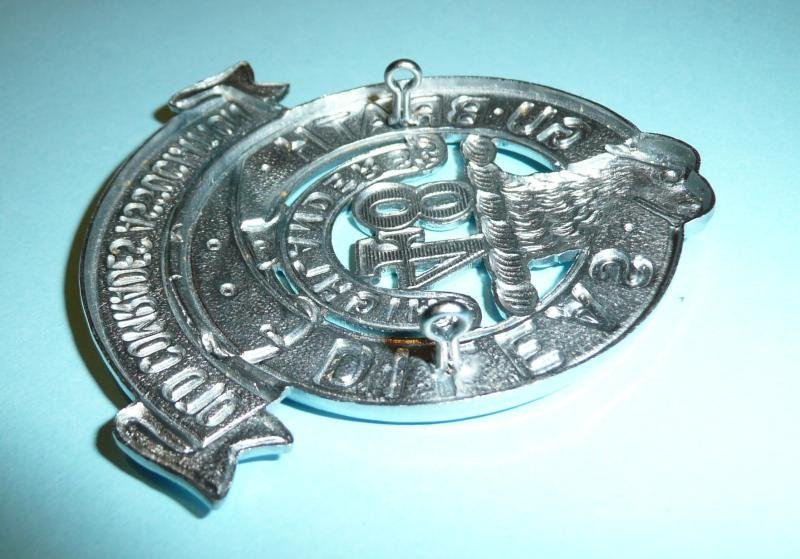 48th Canadian Highlanders Chromed White Metal Old Comrades Association (OCA) Glengarry Badge — image 5