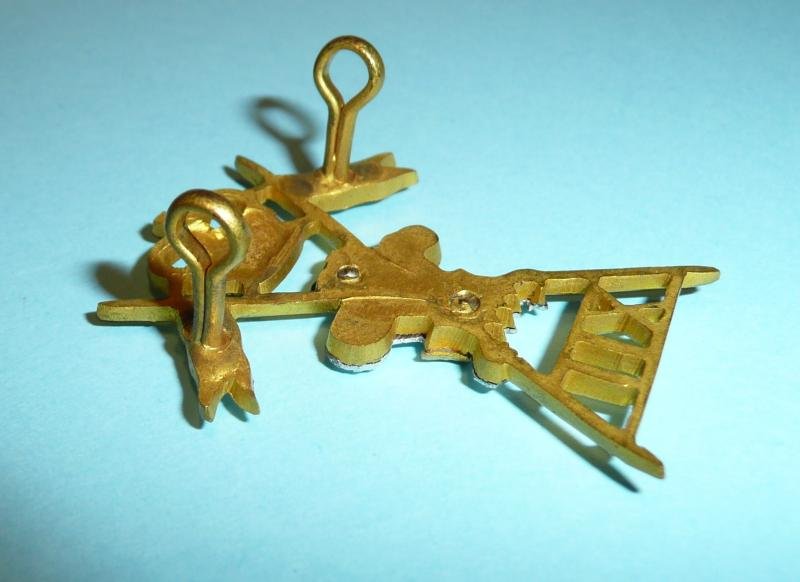 12th Prince of Wales' Royal Lancers Officer's No 1 Dress Cap Badge, QEII Crown — image 4