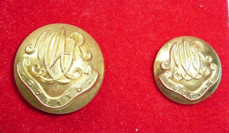 Army Motor Reserve (AMR) Pair of Officer's Gilt Brass Buttons — image 4