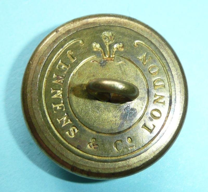 The Royal Welch Fusiliers Officer's Large Pattern Gilt Brass Button — image 2