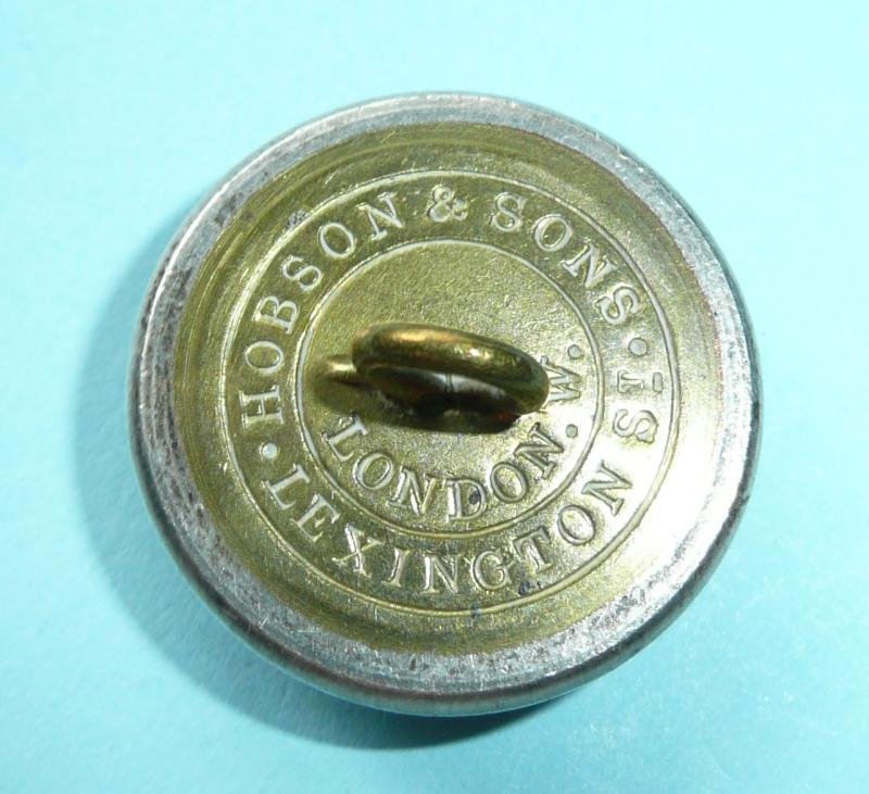 The Royal Welsh (Welch) Fusiliers Volunteer Battalion (VB) Officer's Large Pattern Silver Plated Button — image 2