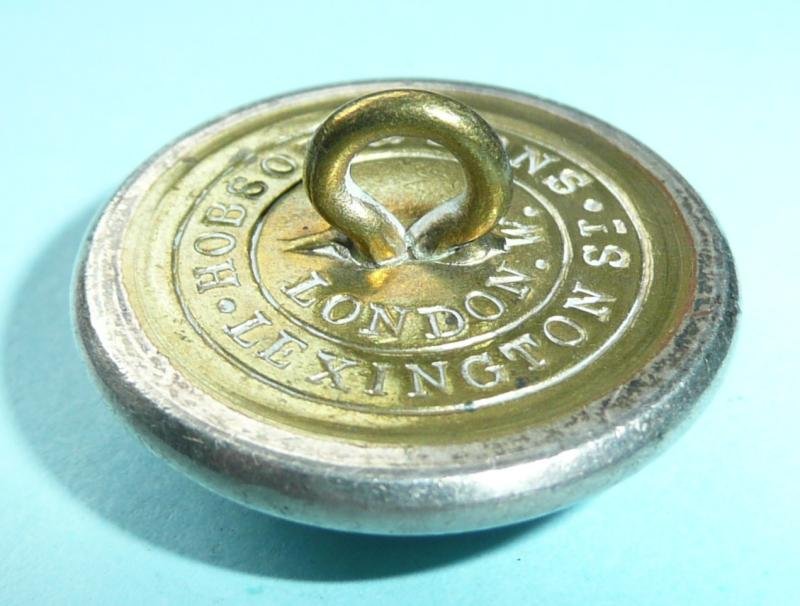 The Royal Welsh (Welch) Fusiliers Volunteer Battalion (VB) Officer's Large Pattern Silver Plated Button — image 3