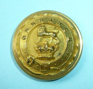 Victorian Ordnance Store Department Officer's Fire Gilt Brass Large Pattern …