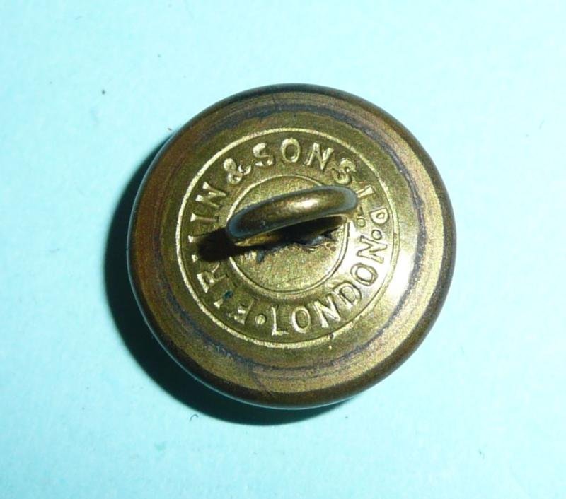 25th County of London Cyclist Battalion Officer's Cap / Mess Dress Pattern Brass Button — image 3