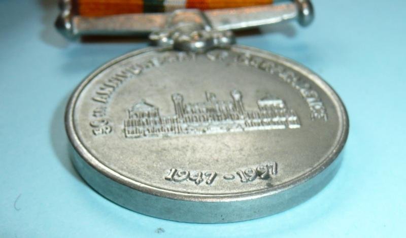 Republic of India - 50th Independence Anniversary Medal 1947 - 1997 — image 3