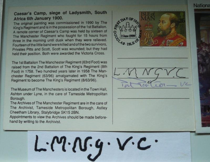 Small Collection of Four WW2 Gurkha Victoria Cross Winners 0riginal Signatures — image 4