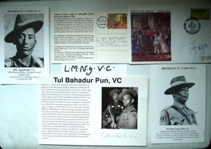 Small Collection of Four WW2 Gurkha Victoria Cross Winners 0riginal …