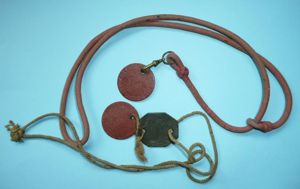 Dog Tags and Lanyard to an Officer in the Duke …