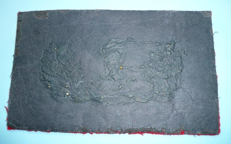 British Indian Army - 6th King Edward's Own Cavalry Gold Bullion Embroidered Cloth Panel — image 5