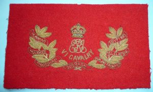 British Indian Army - 6th King Edward's Own Cavalry Gold …