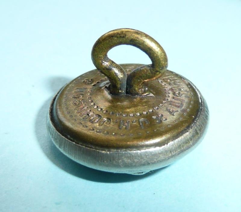 Assam Valley Light Horse AVLH Officer's Silver Plated Medium Pattern Button, King's Crown — image 4