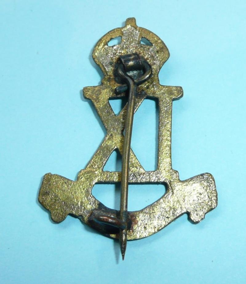 British Indian Army - The IX (9th) JAT Regiment Cast Brass Other Ranks Pagri / Turban Badge — image 3