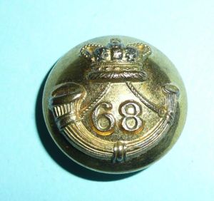 68th Light Infantry (1st Durham Light Infantry) Officer's Fire Gilt …