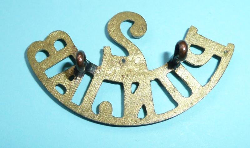 Indian Army - 2 / Punjab Regiment Brass Shoulder Title — image 2