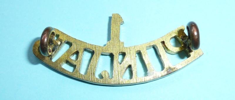 Indian Army - 1 / Punjab Gilt Brass Shoulder Title — image 2