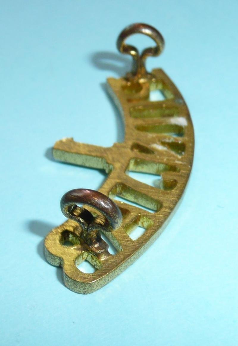 Indian Army - 1 / Punjab Gilt Brass Shoulder Title — image 3