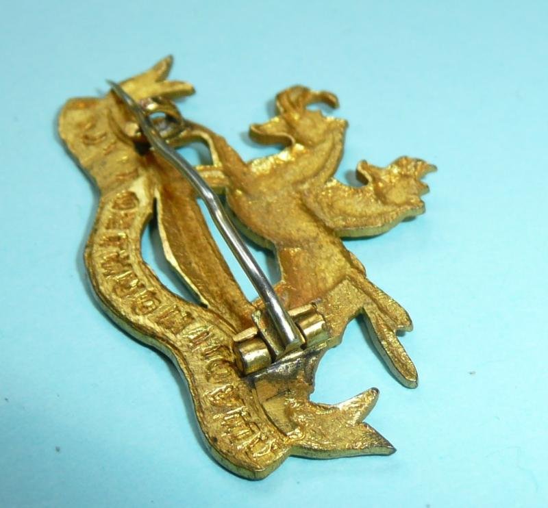 South Africa - Umvoti Mounted Rifles Collar Badge converted to a Sweetheart — image 5