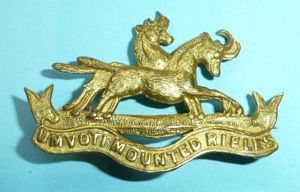South Africa - Umvoti Mounted Rifles Collar Badge converted to …