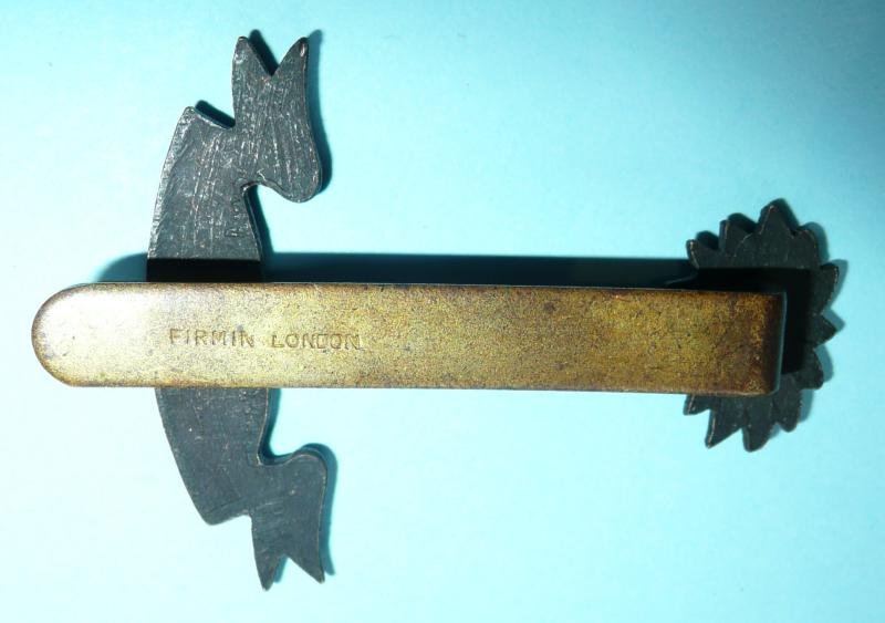 RWAFF (Royal West African Frontier Force) Officer's Pagri Cap Bronze Badge and Collar Badge Set — image 2