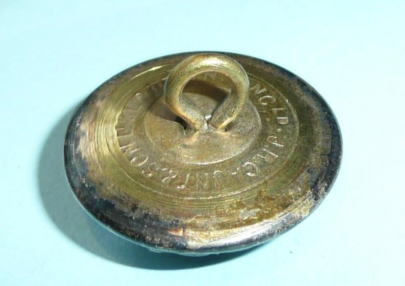Volunteer Battalions The Leicestershire Regiment Officer's Silver Plated Large Pattern Button - South Africa Scoll — image 4