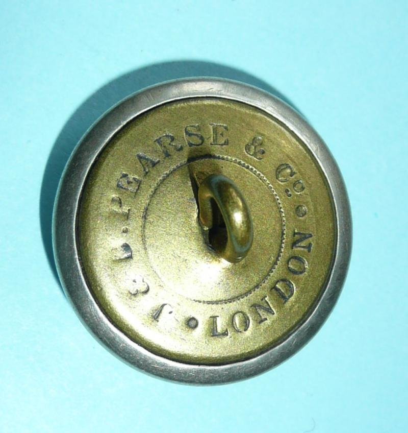 1st Volunteer Battalion The Leicestershire Regiment Large Pattern White Metal Button — image 2