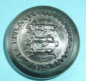 1st Volunteer Battalion The Leicestershire Regiment Large Pattern White Metal …