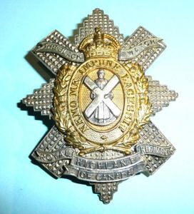 The Royal Highland Regiment of Canada (Black Watch) Officer's Silver …