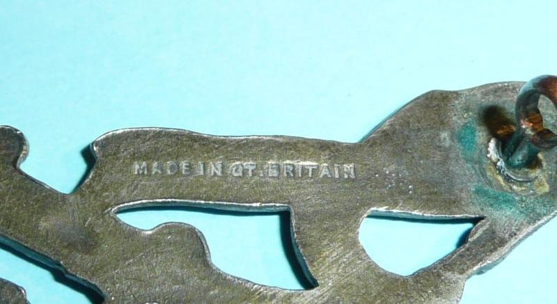 Silver Plated Pipers Proficiency Arm Badge - Three Drones — image 4