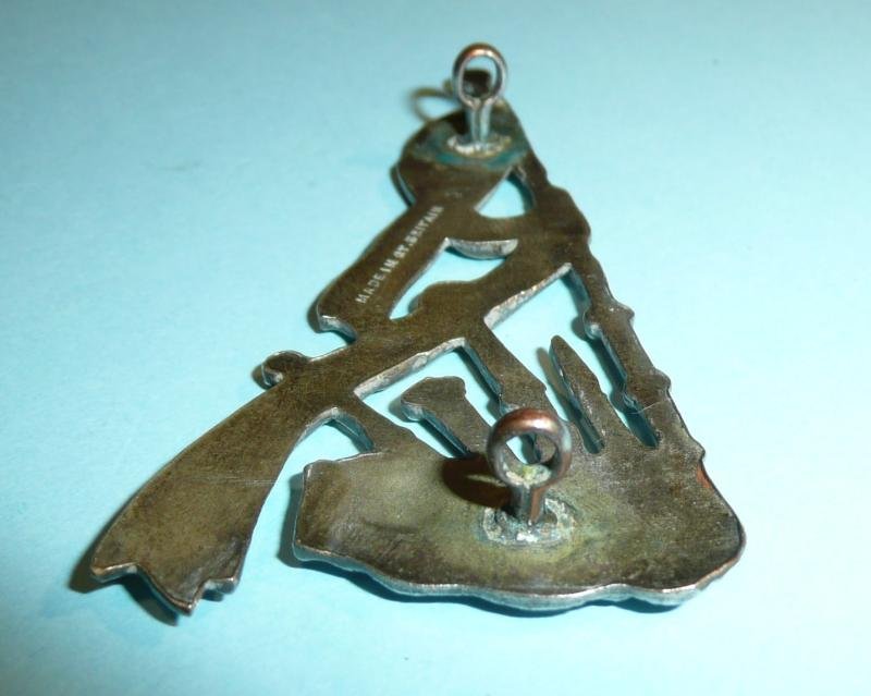 Silver Plated Pipers Proficiency Arm Badge - Three Drones — image 5